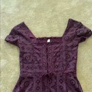 5/$15 Aeropostale purple lace dress